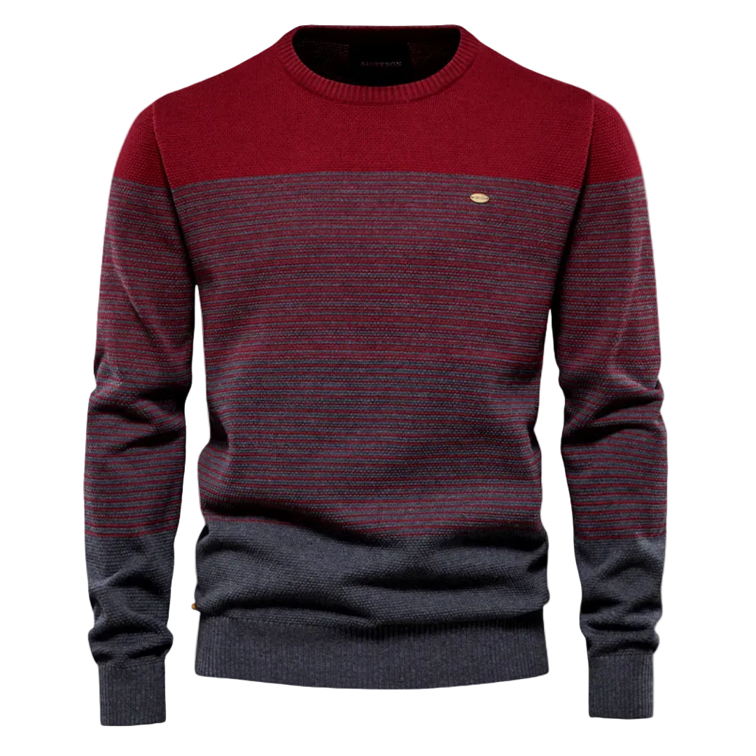 Lansbury | Men’s Soft Knit Striped Sweater4