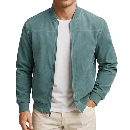 Brayden | Men’s Zip-Up Suede-Effect Jacket2