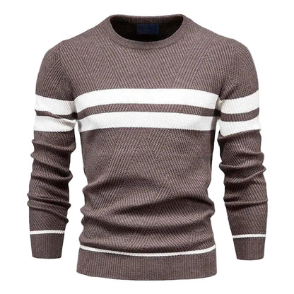 Harrington | Men’s Striped Knit Sweater4