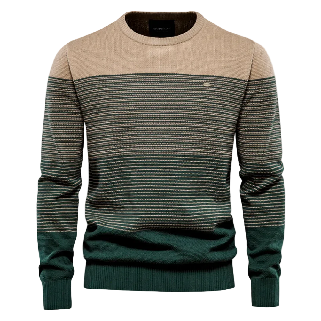 Lansbury | Men’s Soft Knit Striped Sweater2