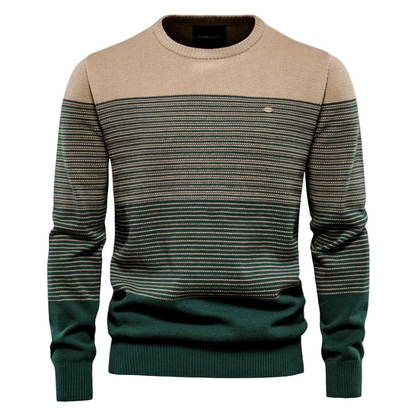 Lansbury | Men’s Soft Knit Striped Sweater2