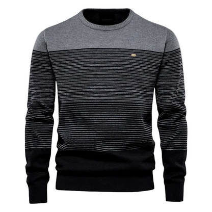 Lansbury | Men’s Soft Knit Striped Sweater3