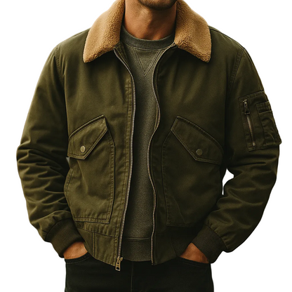 Redwood | Men’s Fleece-Lined Bomber Jacket2