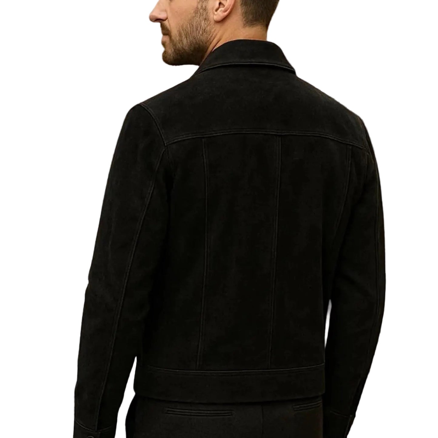 Valmont | Men’s Vintage-Style Suede Jacket3