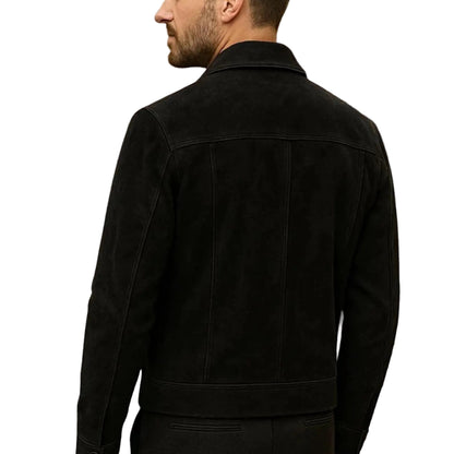 Valmont | Men’s Vintage-Style Suede Jacket3